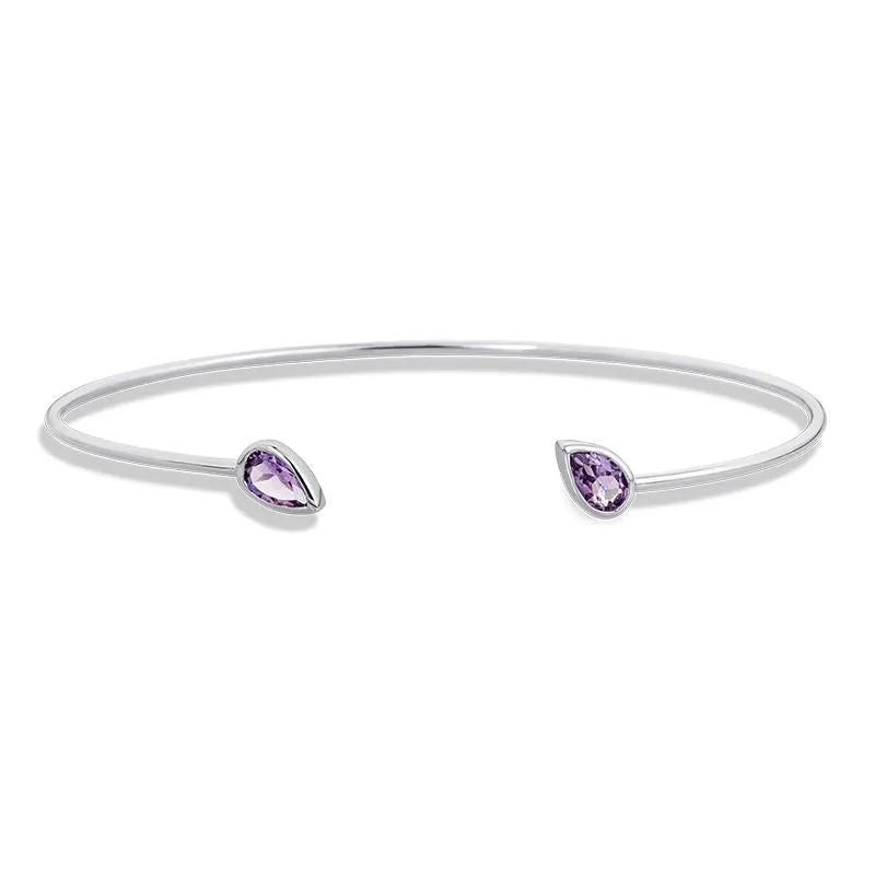 0.75CT, Amethyst Bracelet (BC162BAM)