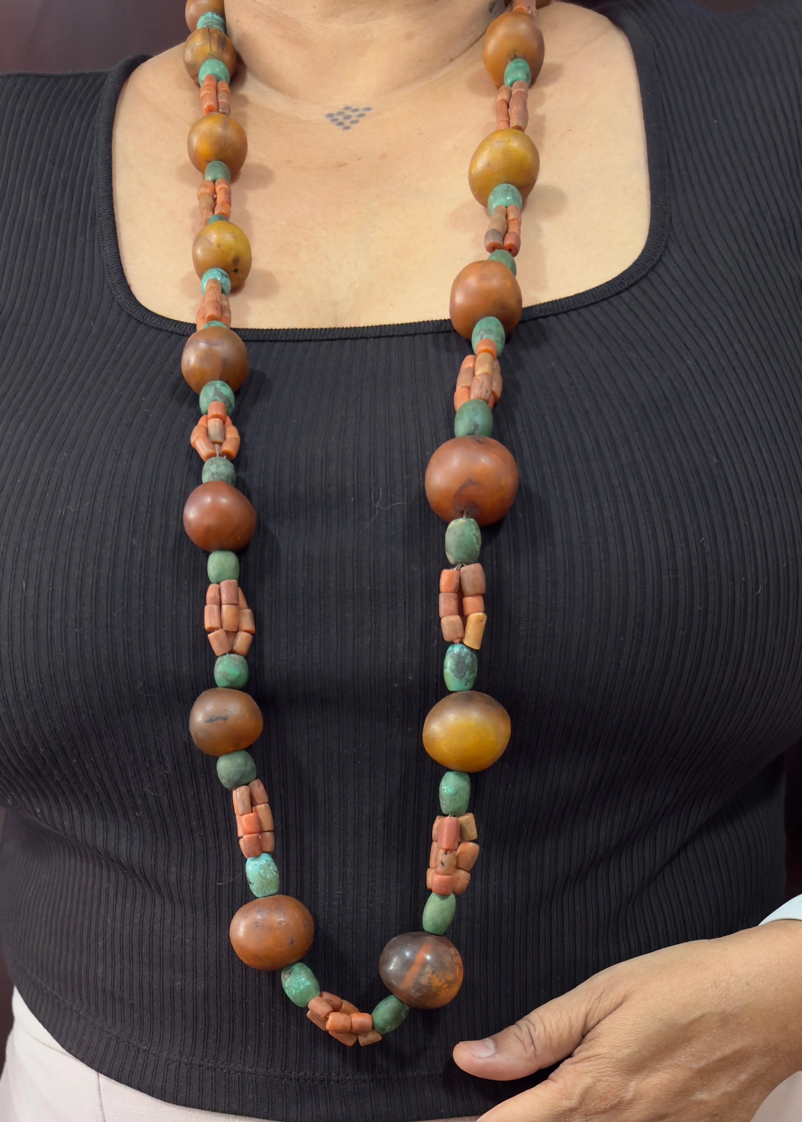 1458 Antique Himalayan Tibetan / Ladakhi Heirloom Jewelry