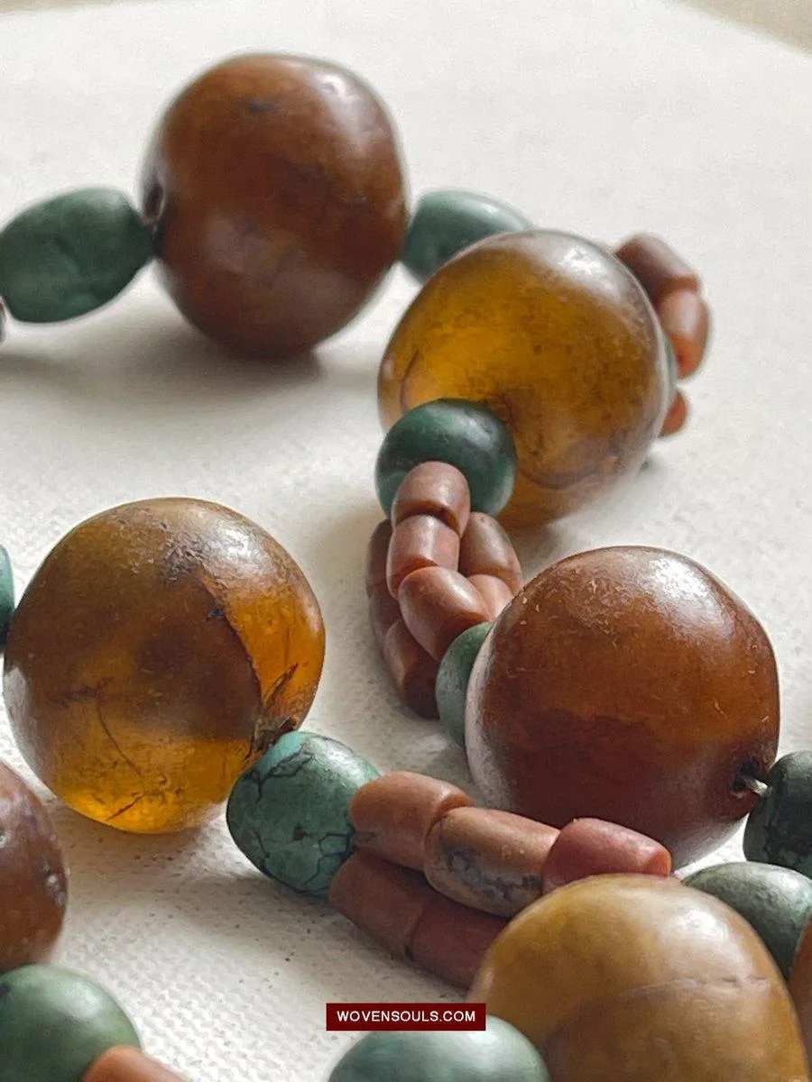 1458 Antique Himalayan Tibetan / Ladakhi Heirloom Jewelry