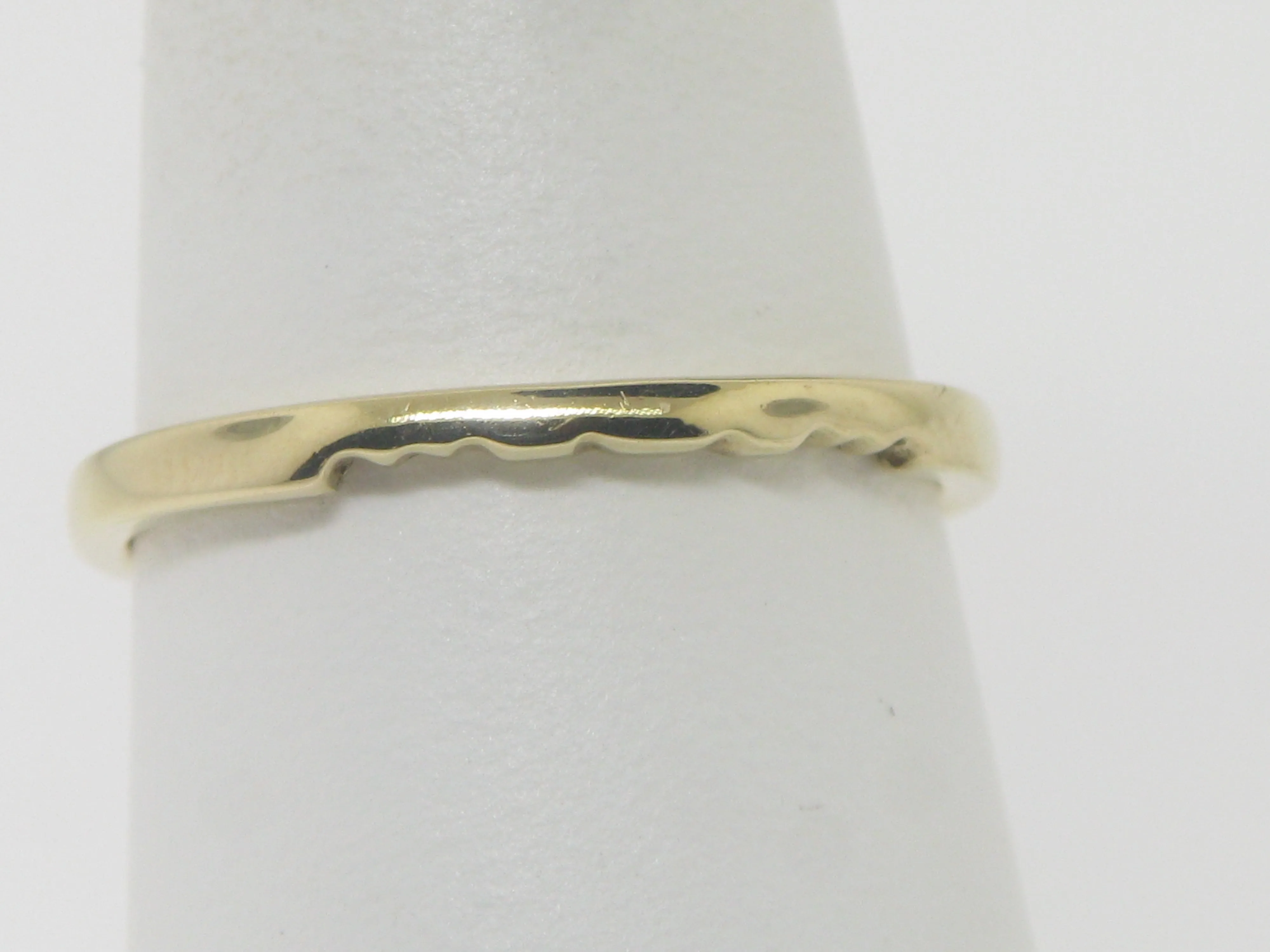 14k Tu Tone (Yellow & White) Gold Engagement Ring   Wedding Band (Not Soldered)