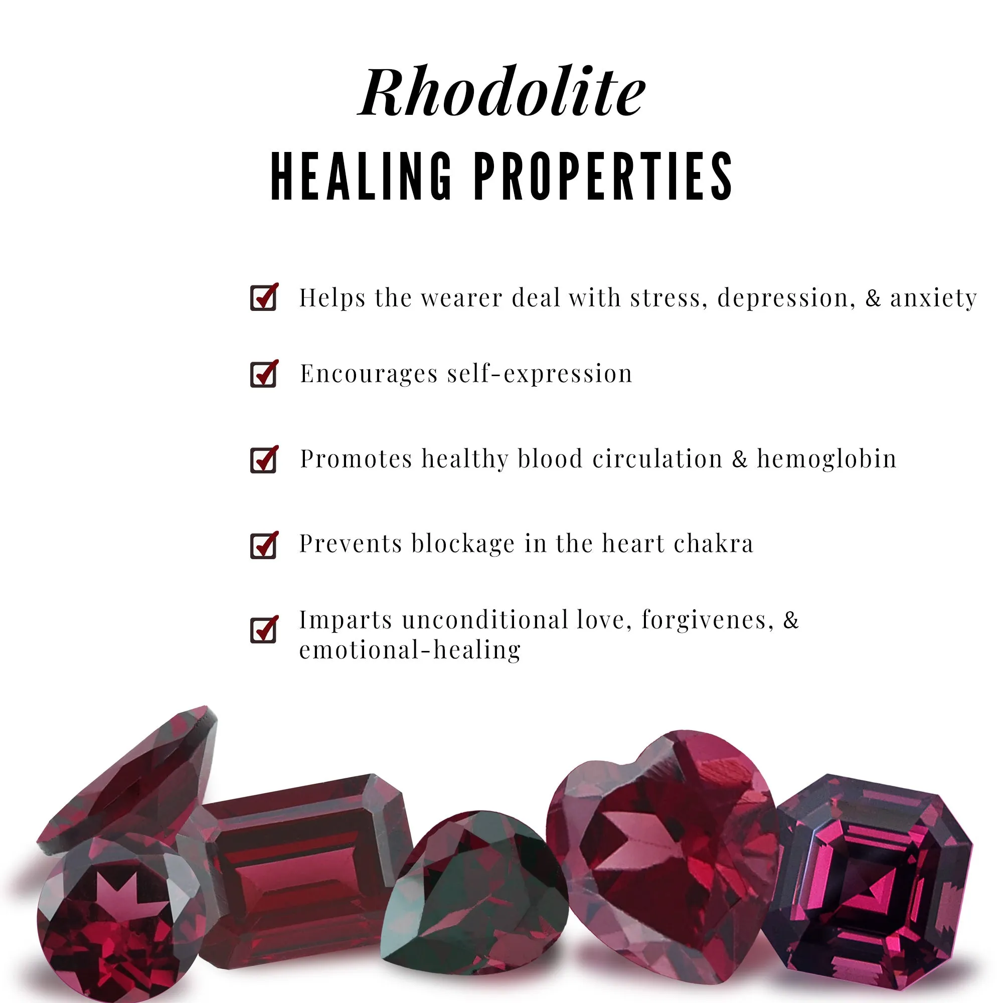 1.5 CT Solitaire Rhodolite Bypass Engagement Ring with Diamond