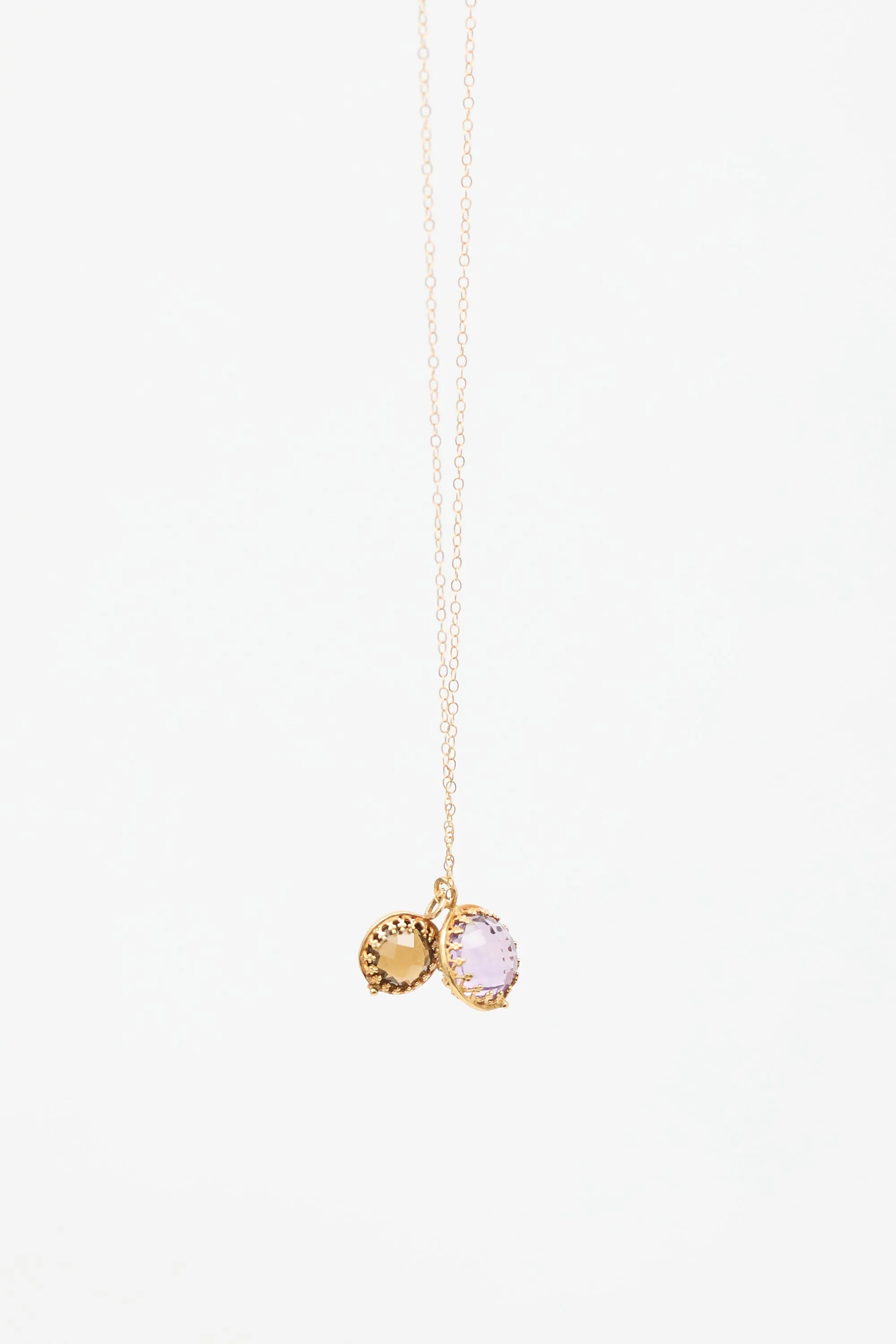 18K Gold Pendants Necklace