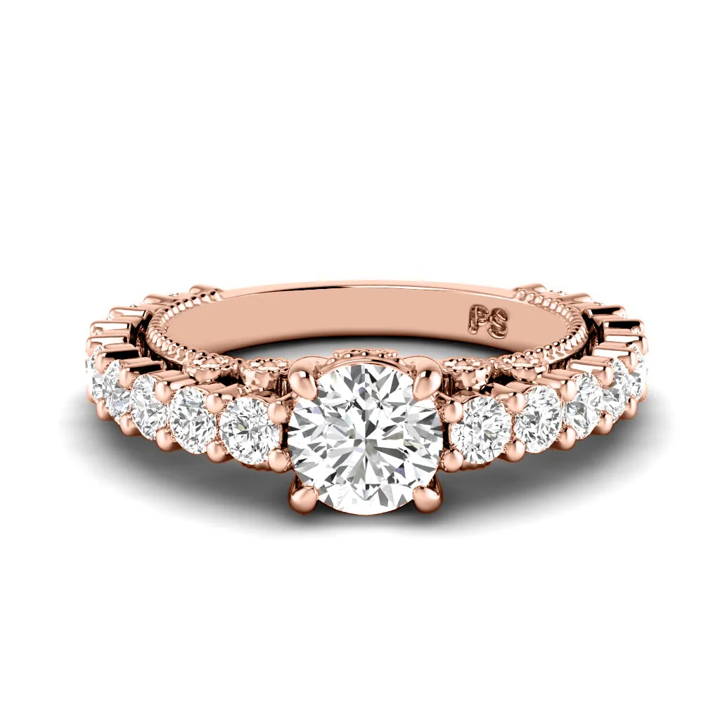2.05-3.20 CT Round Cut Diamonds - Engagement Ring