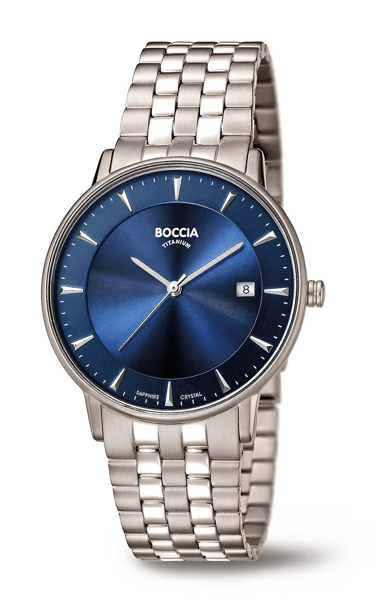 3607-03 Boccia Titanium Mens Watch