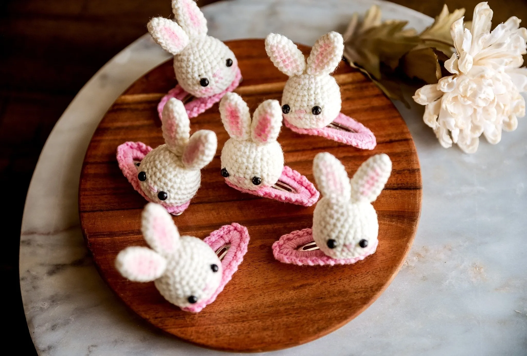 3D Rabbit Hair Clips