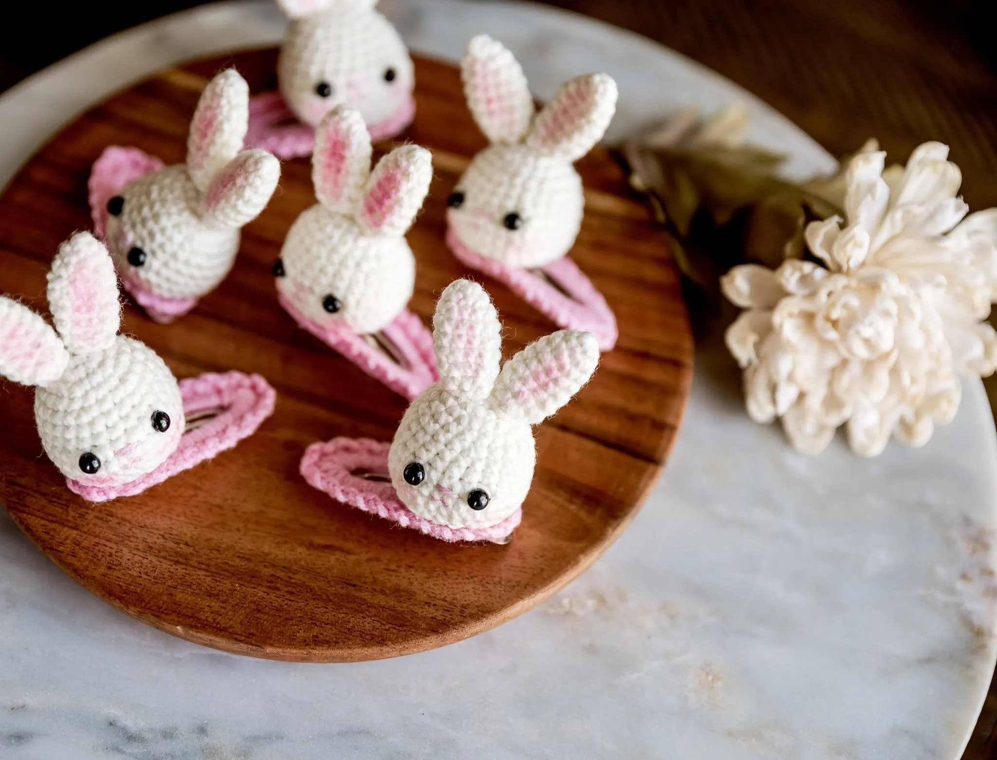 3D Rabbit Hair Clips
