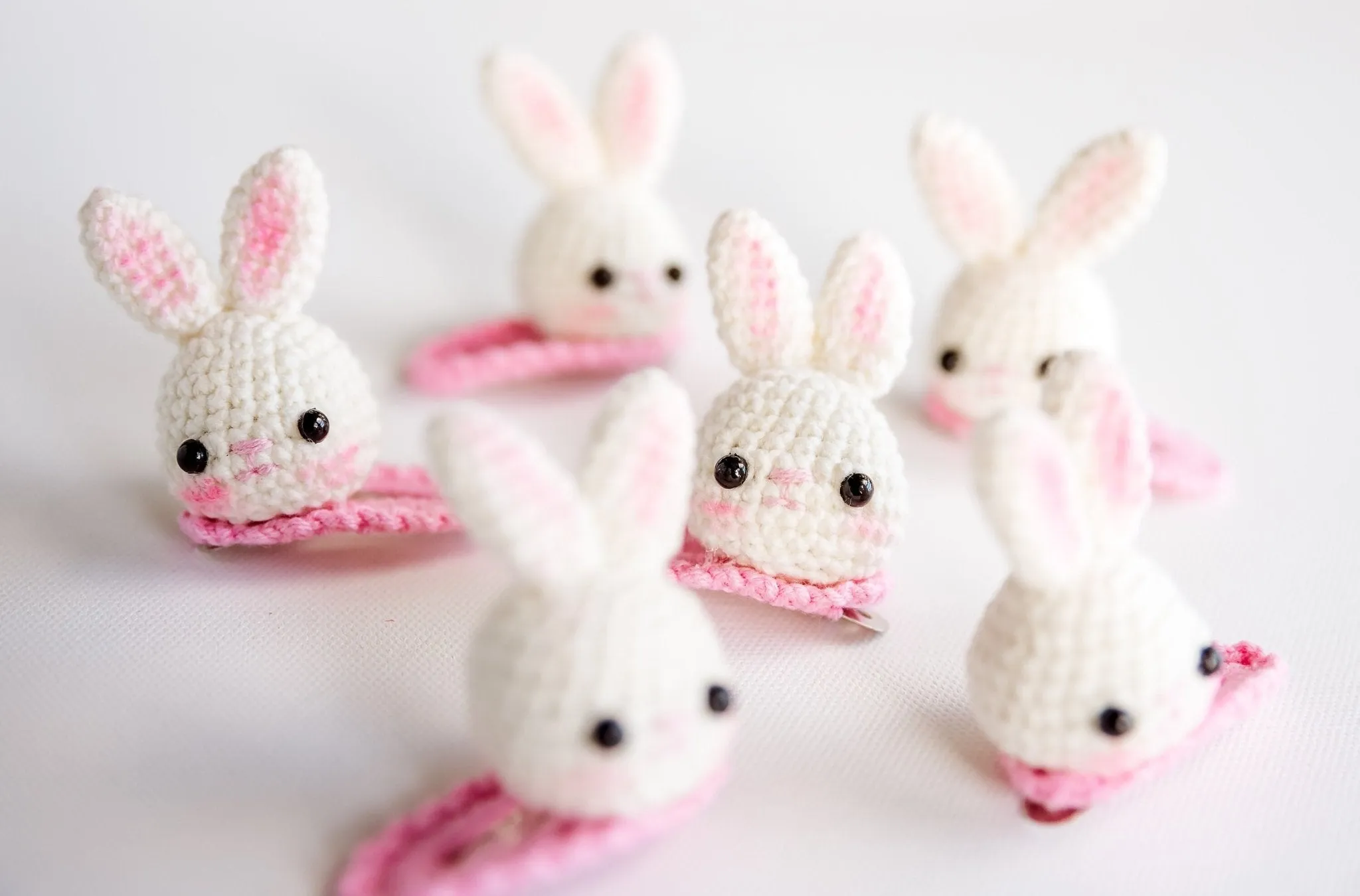 3D Rabbit Hair Clips