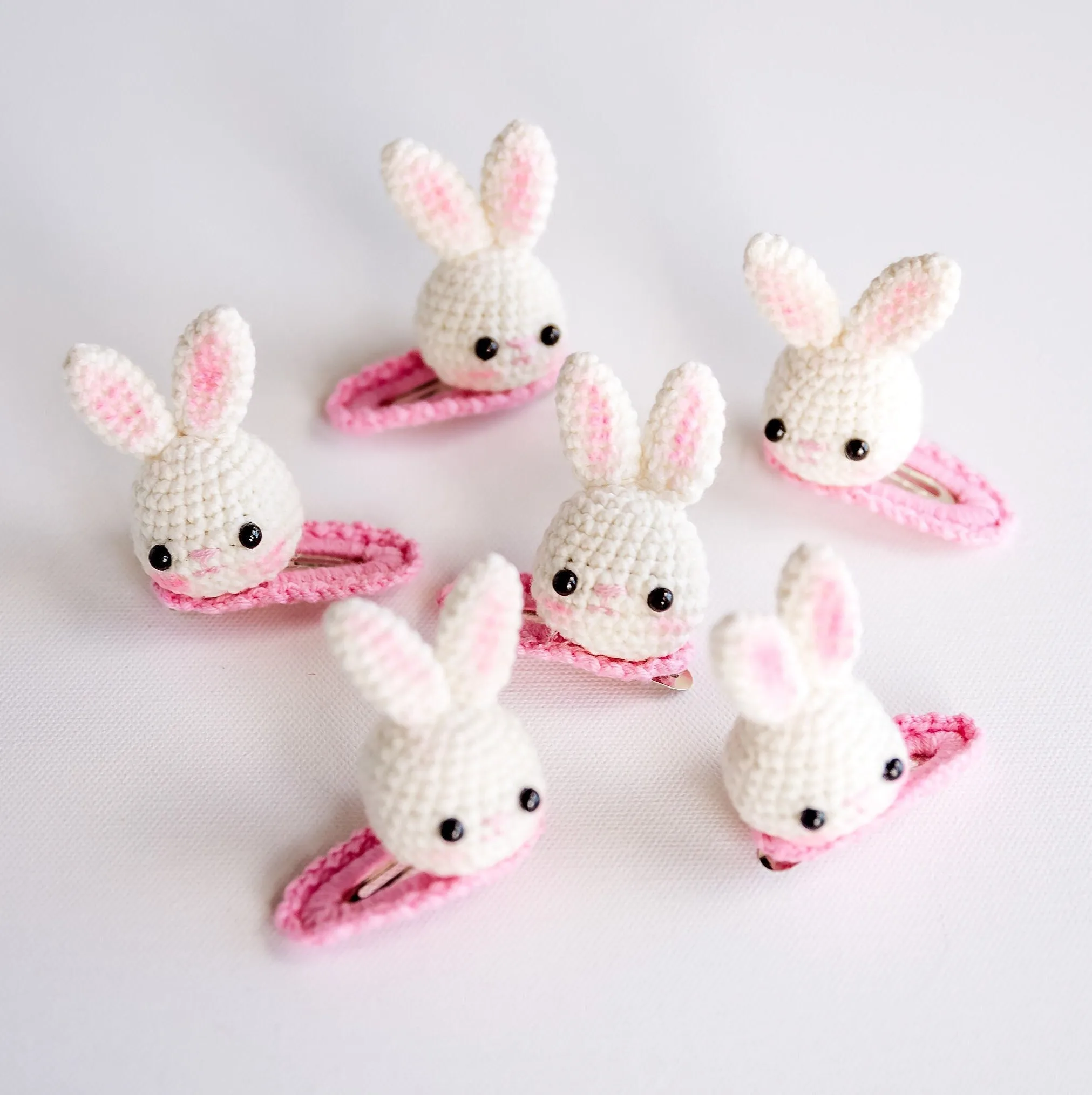 3D Rabbit Hair Clips