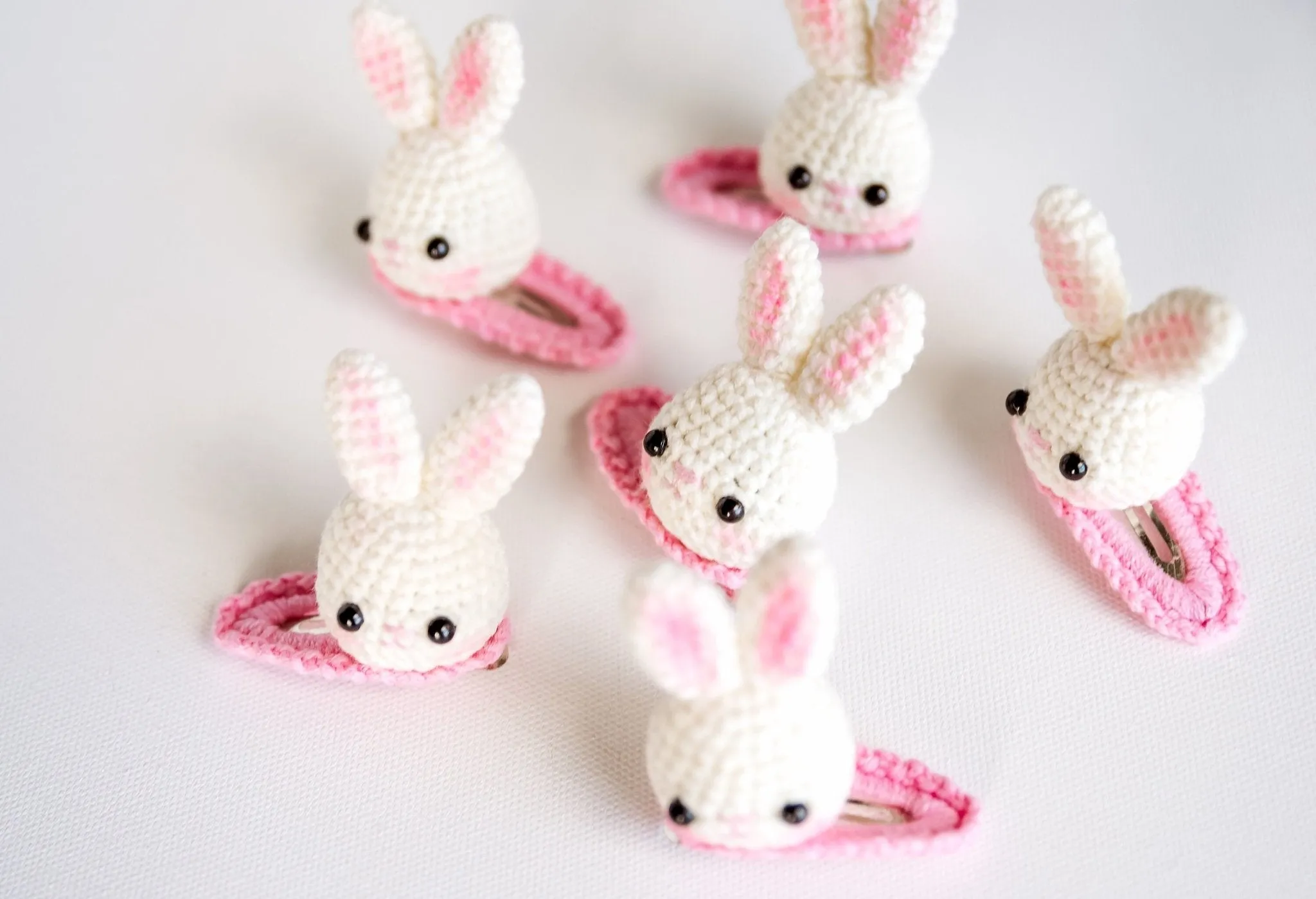 3D Rabbit Hair Clips