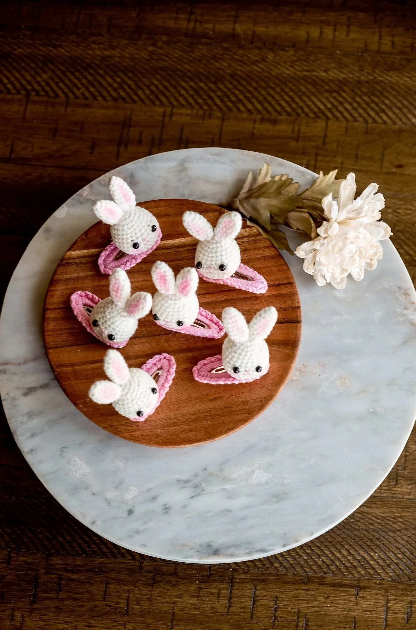 3D Rabbit Hair Clips