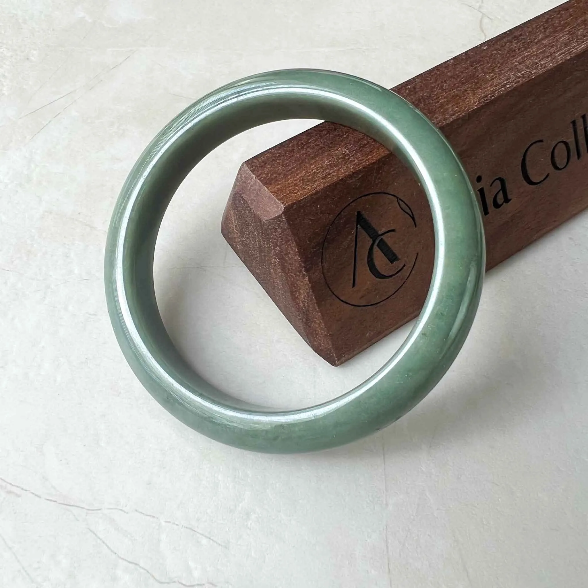 55.1 mm Green Jadeite Jade Bangle, Burmese Grade A Jadeite Jade, MDPK-1222-1684014620