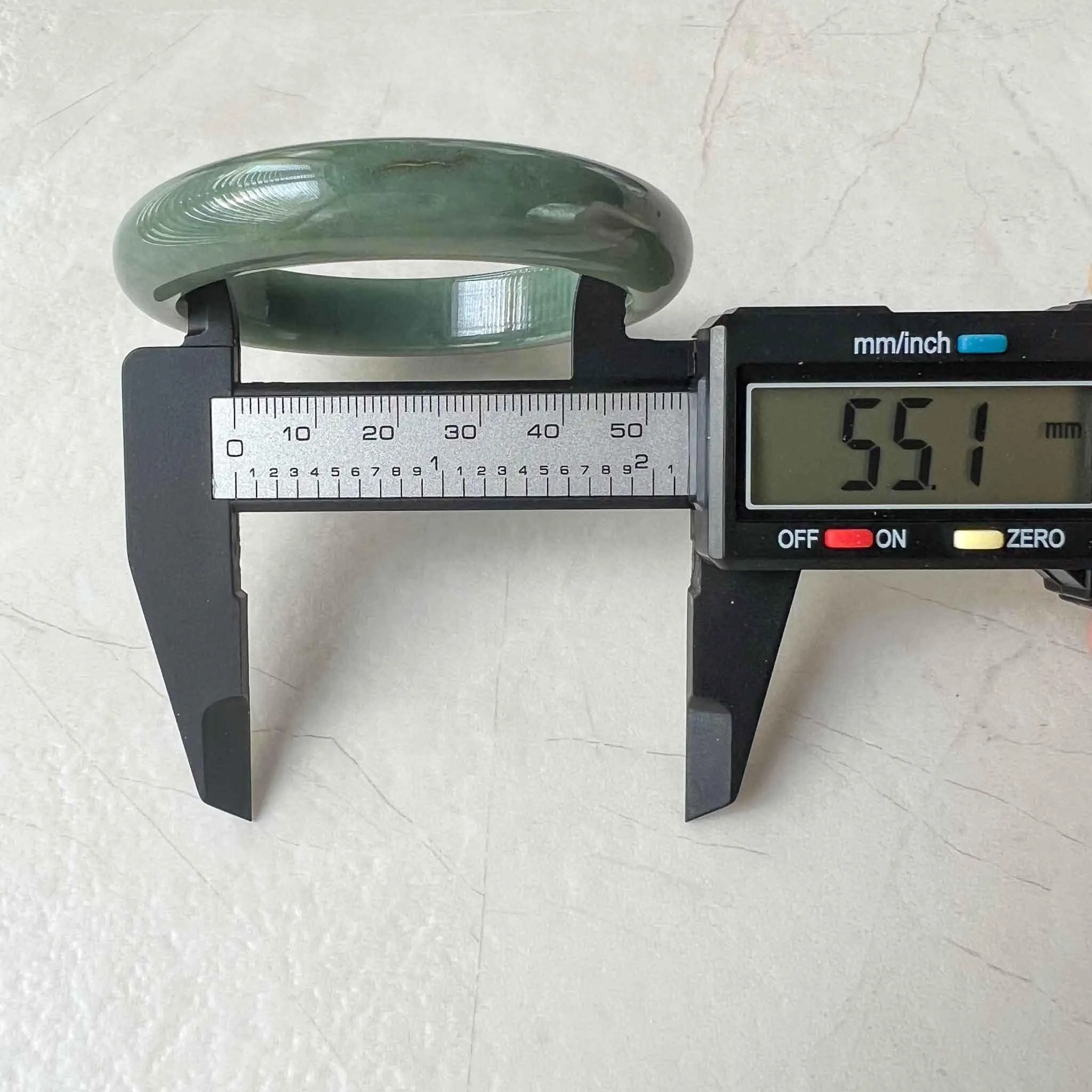 55.1 mm Green Jadeite Jade Bangle, Burmese Grade A Jadeite Jade, MDPK-1222-1684014620
