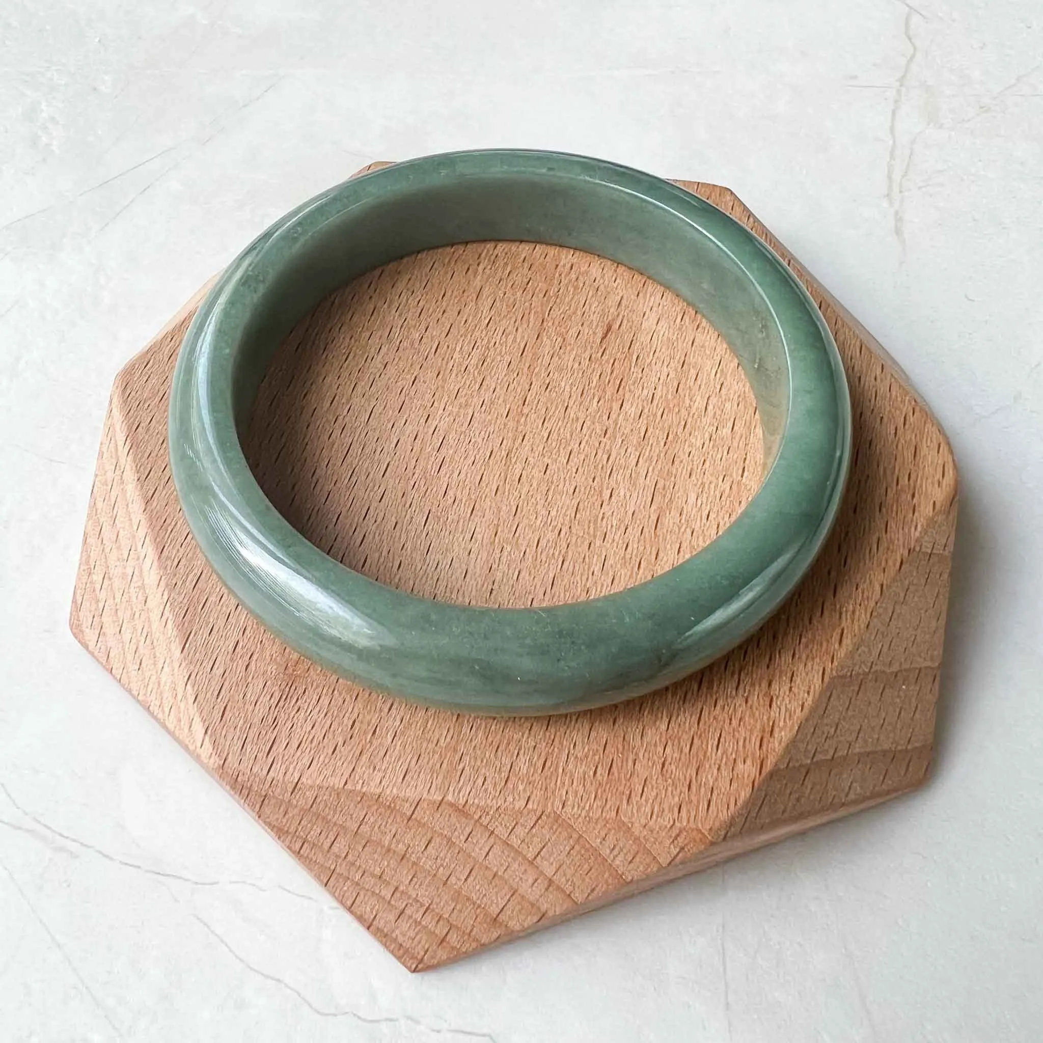 55.1 mm Green Jadeite Jade Bangle, Burmese Grade A Jadeite Jade, MDPK-1222-1684014620