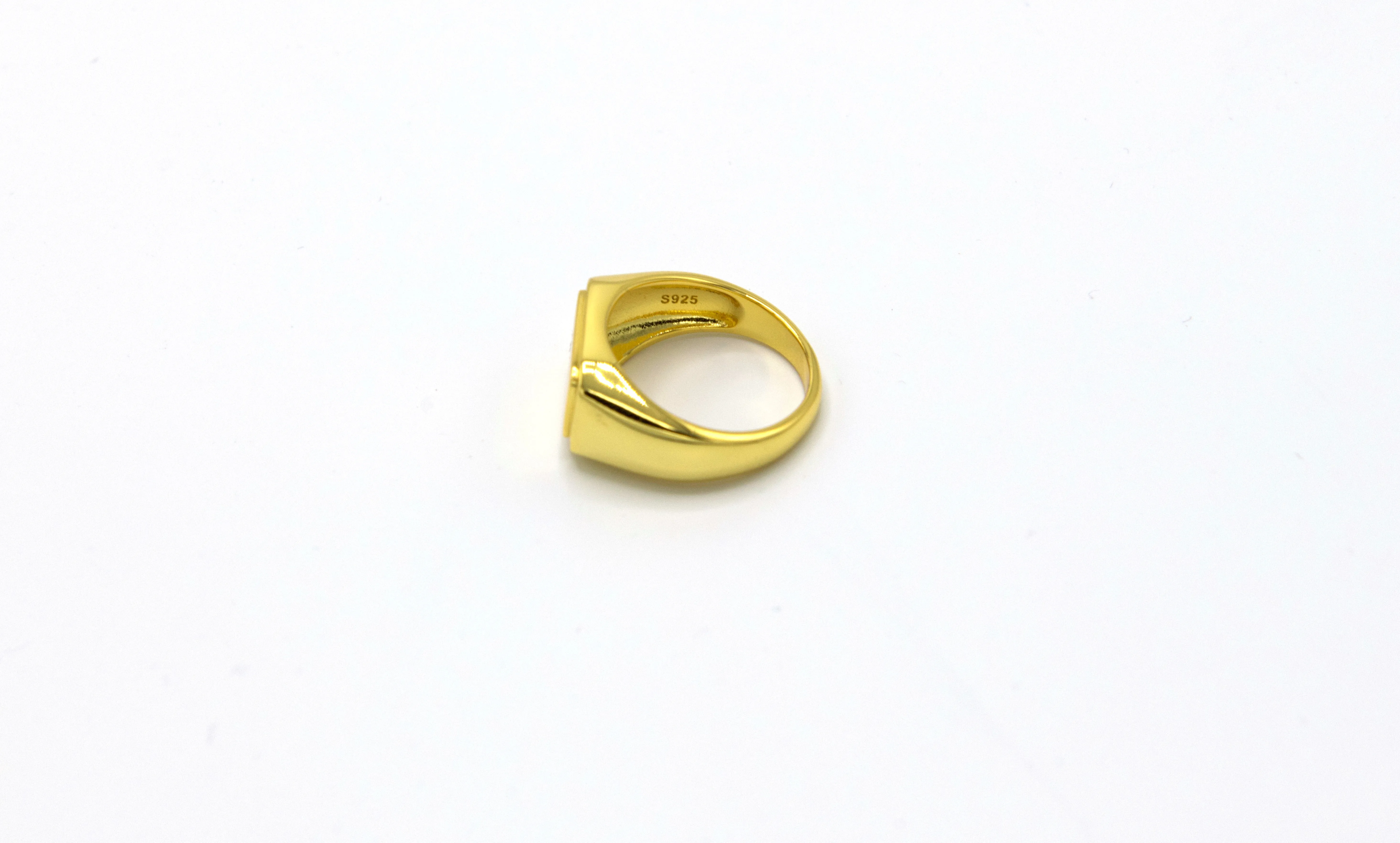 925 Signet Ring Gold