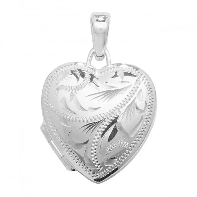 Acotis Silver Locket Heart Shaped G6895