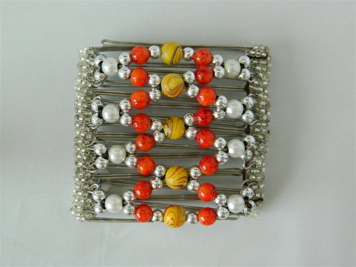 African Butterfly - 9 Tong Wire Hair Clip 56