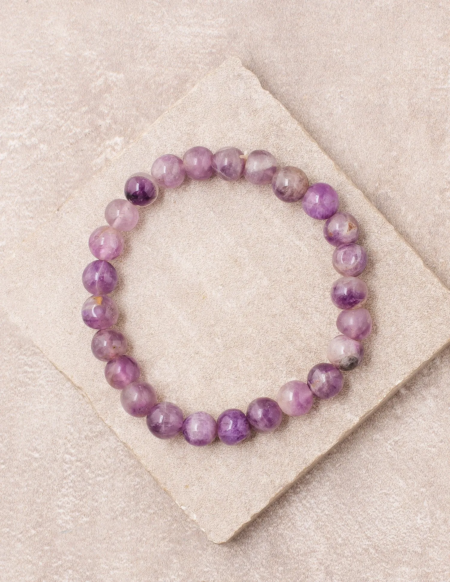 Amethyst Bead Bracelet