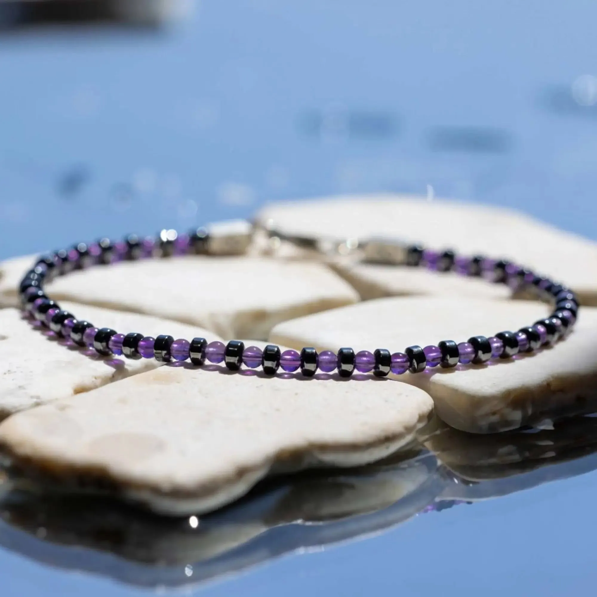 Amethyst Bracelet XVIII (2mm)