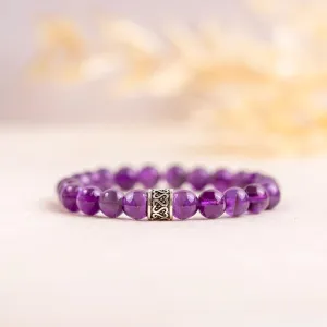 Amethyst Gemstone Bracelet - Delara Collection
