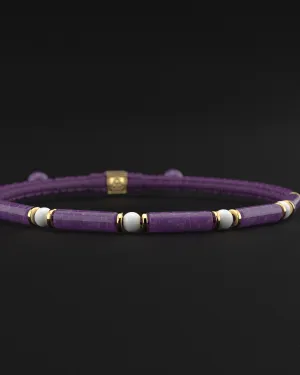 Amethyst   Tridacna Bracelet 4mm | VITA