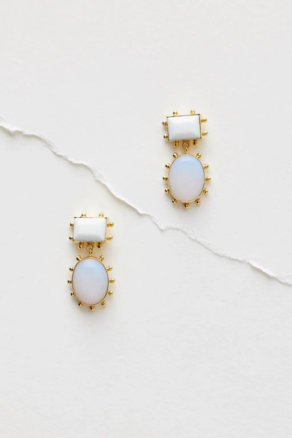 Amélie George ARIEL - WEDDING EARRINGS - GOLD