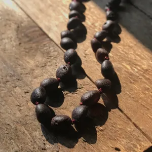 Baltic amber teething necklace