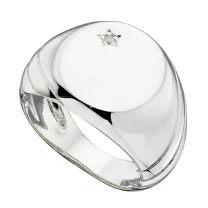 Beginnings Signet Ring With CZ