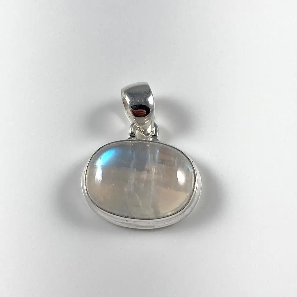 Blue Fire Moonstone Pendant