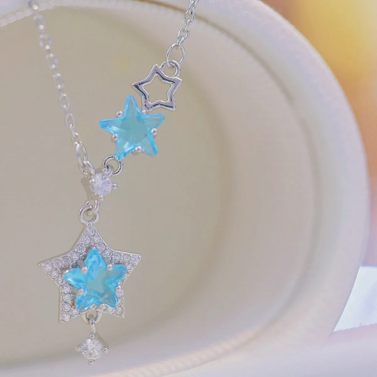 Blue Star Necklace