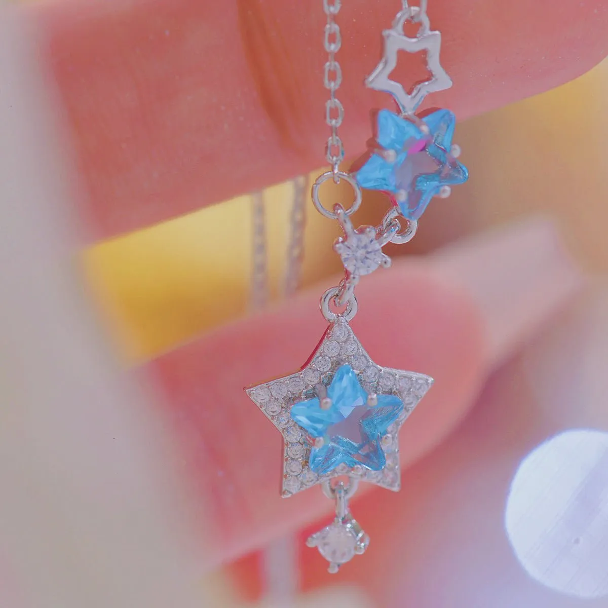 Blue Star Necklace