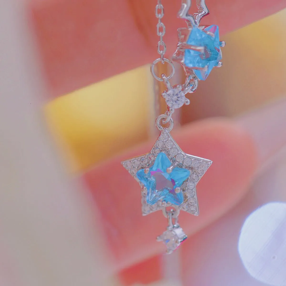 Blue Star Necklace