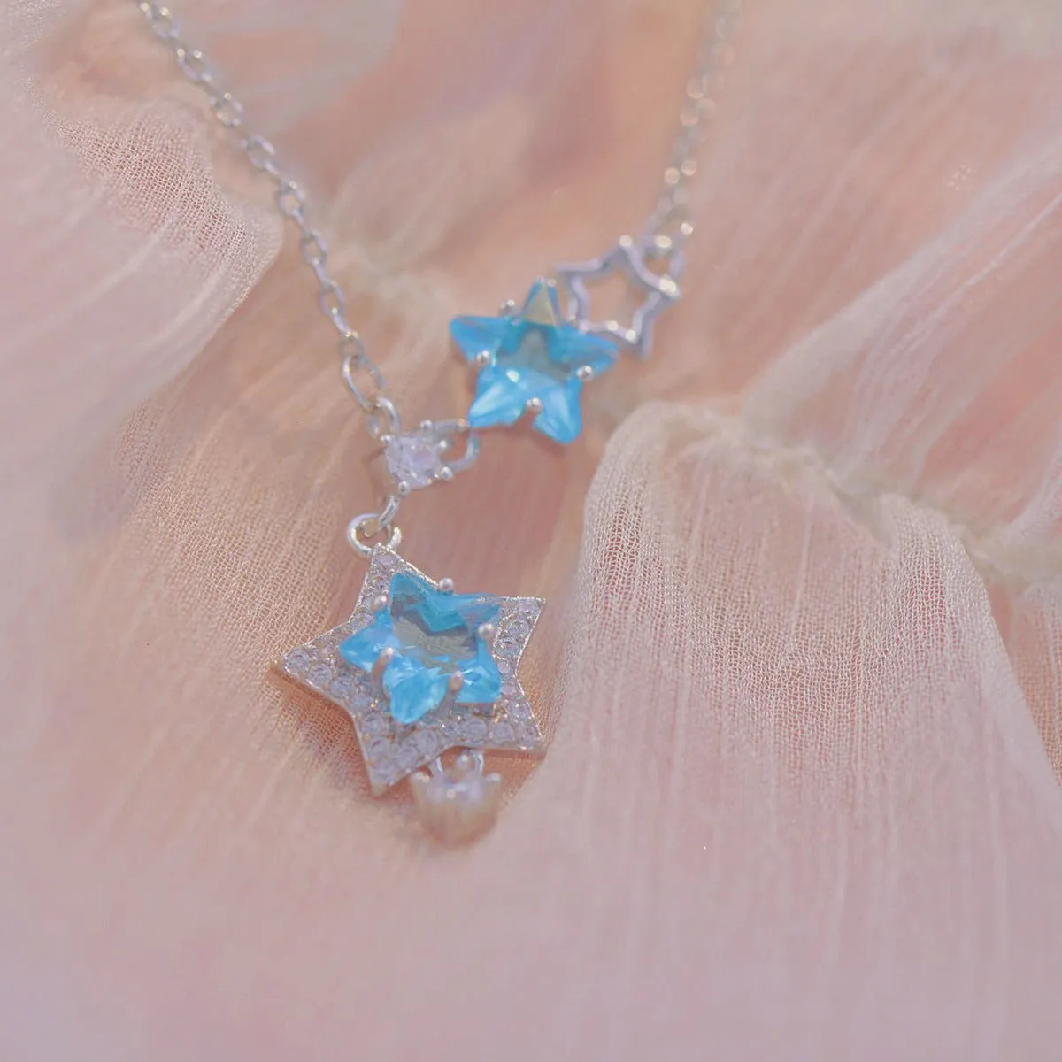 Blue Star Necklace