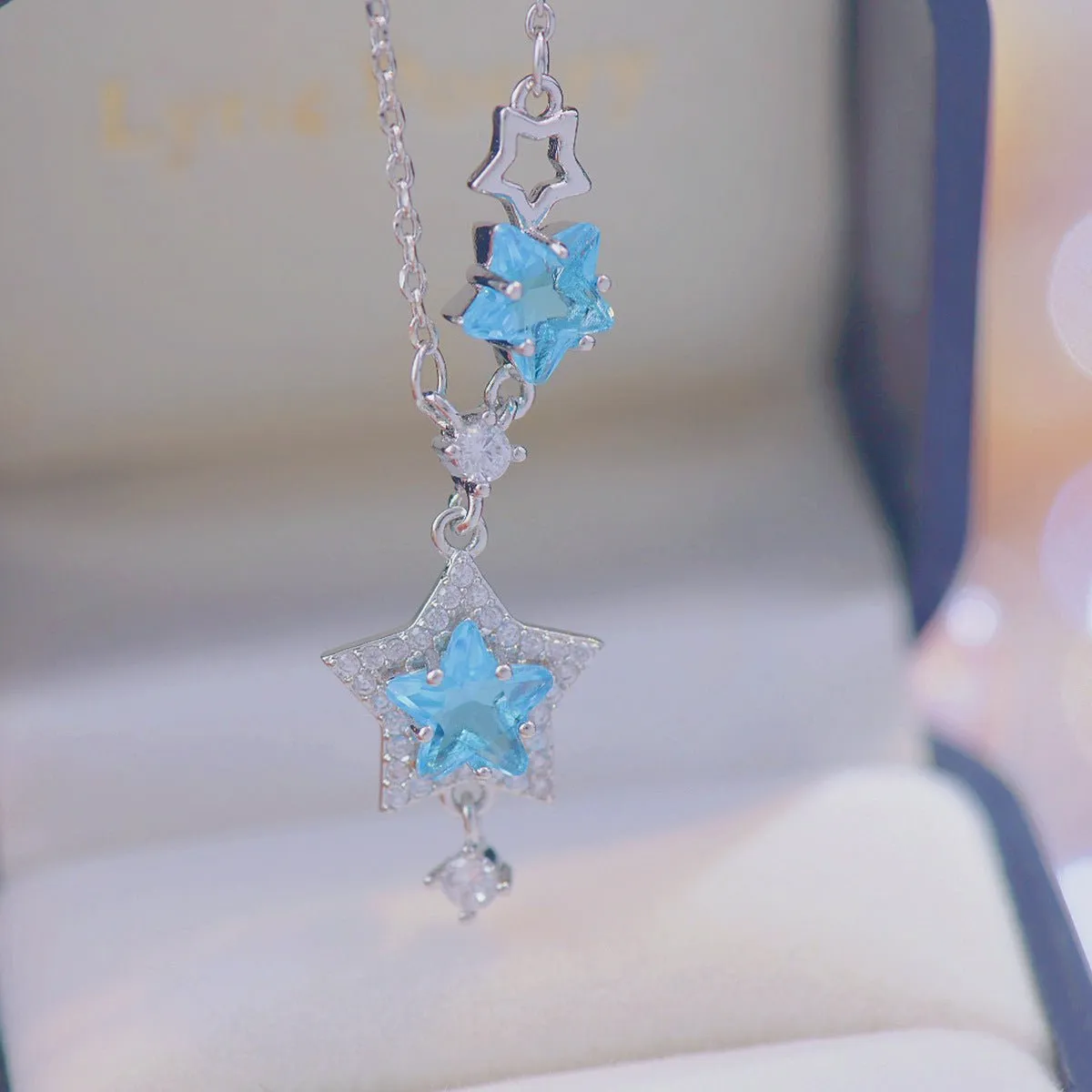 Blue Star Necklace