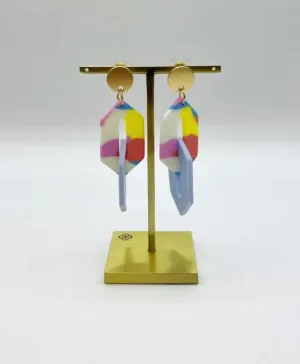 Brinn Coral Sun Earring
