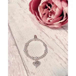 Childs Filigree Heart Bracelet