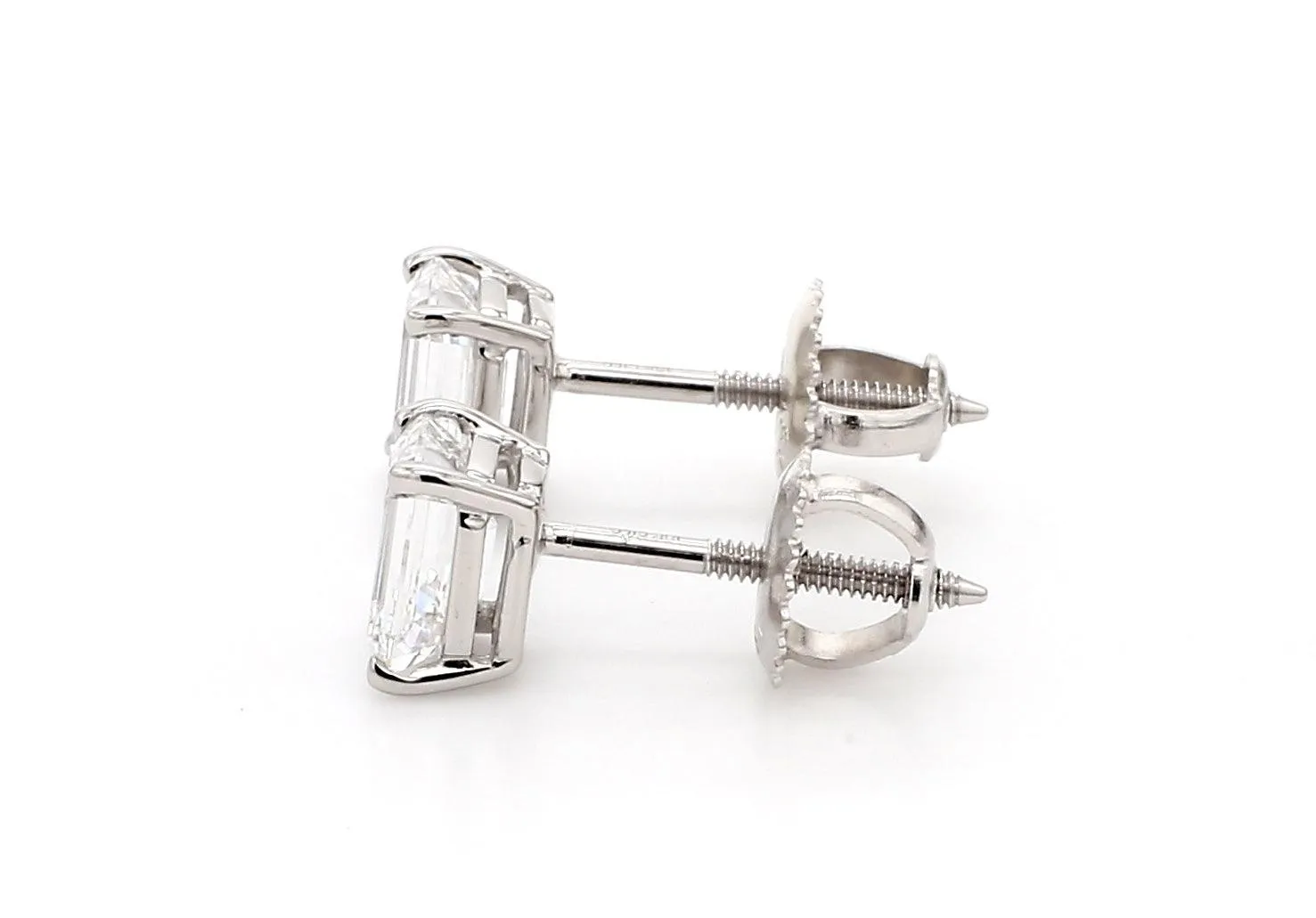 Classic Emerald Earrings 1.0 Ctw Certified