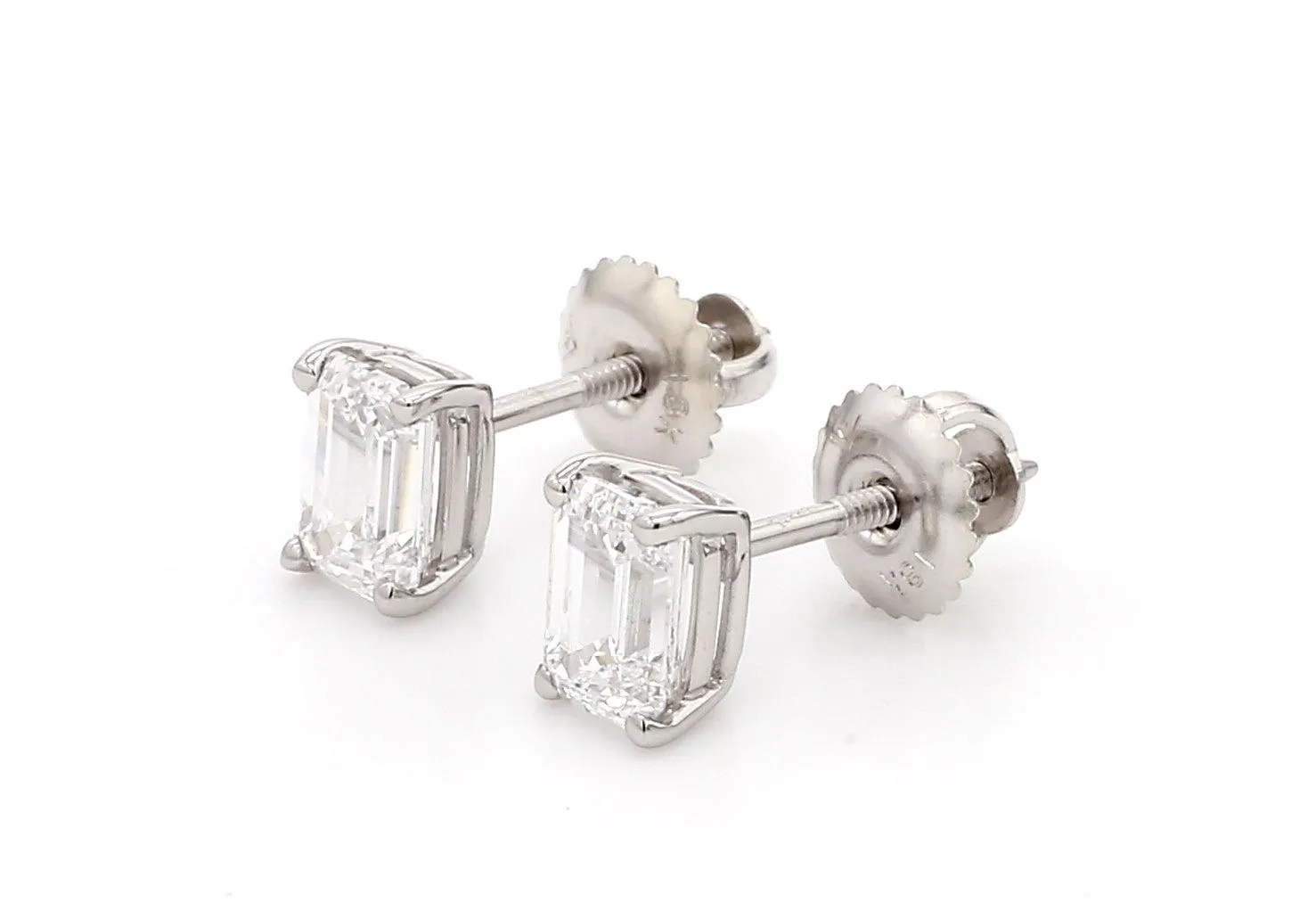 Classic Emerald Earrings 1.0 Ctw Certified