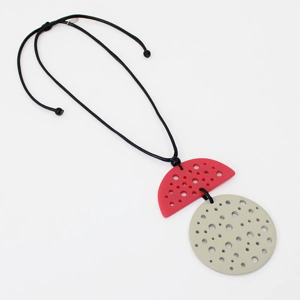 Coral Jocelyn Pendant Necklace