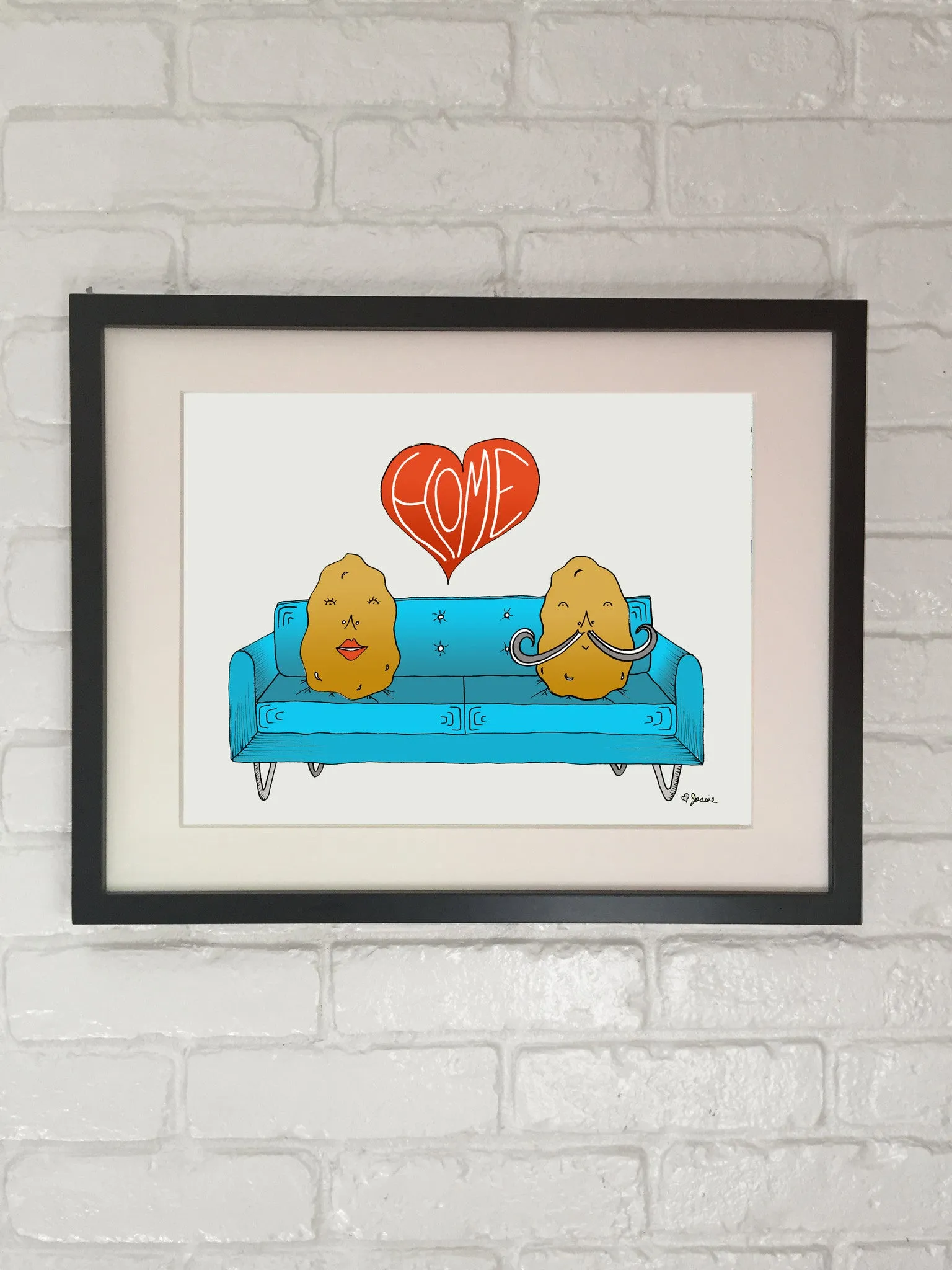 Couch Potato Home Print