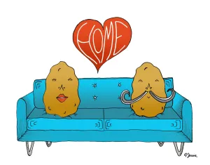 Couch Potato Home Print