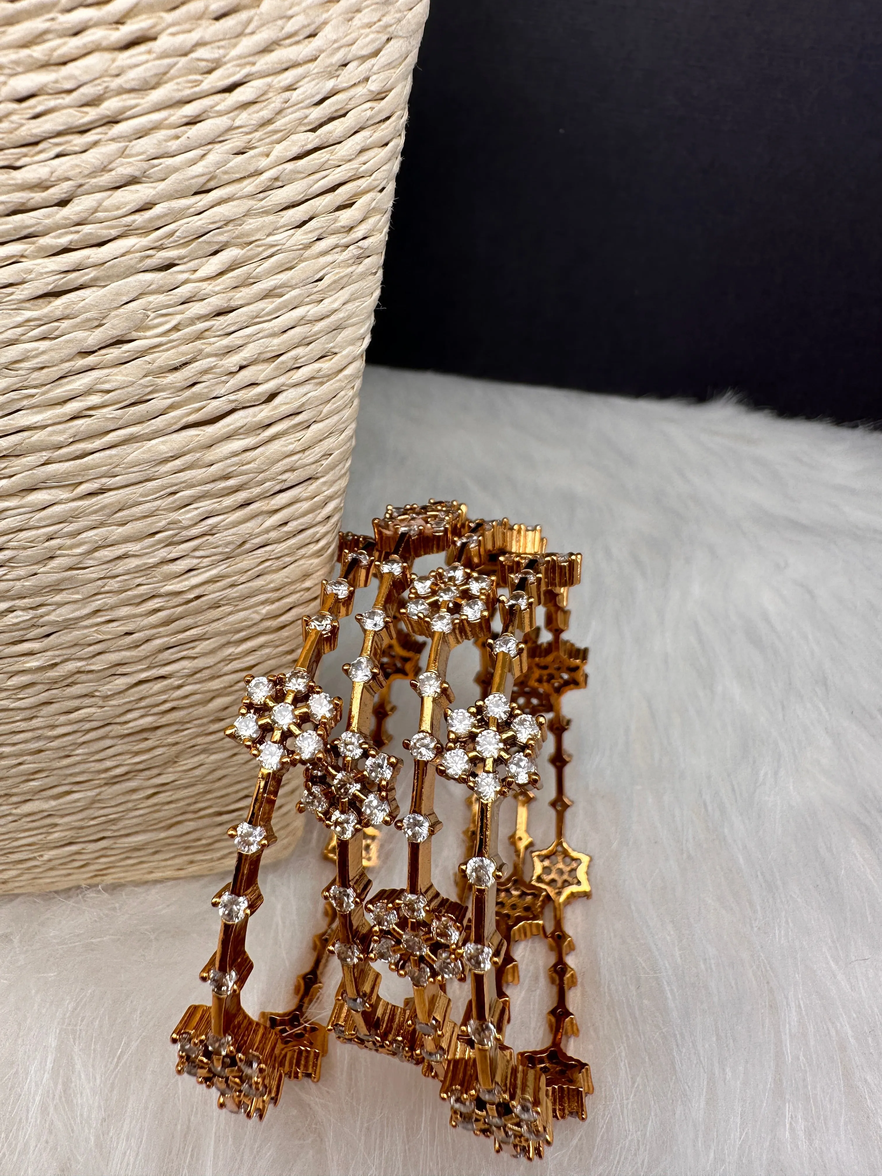 CZ Matte Bangles