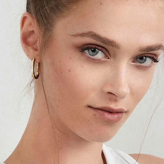 Drusilla Hoop Earrings - Blue/Gold - 028713/004