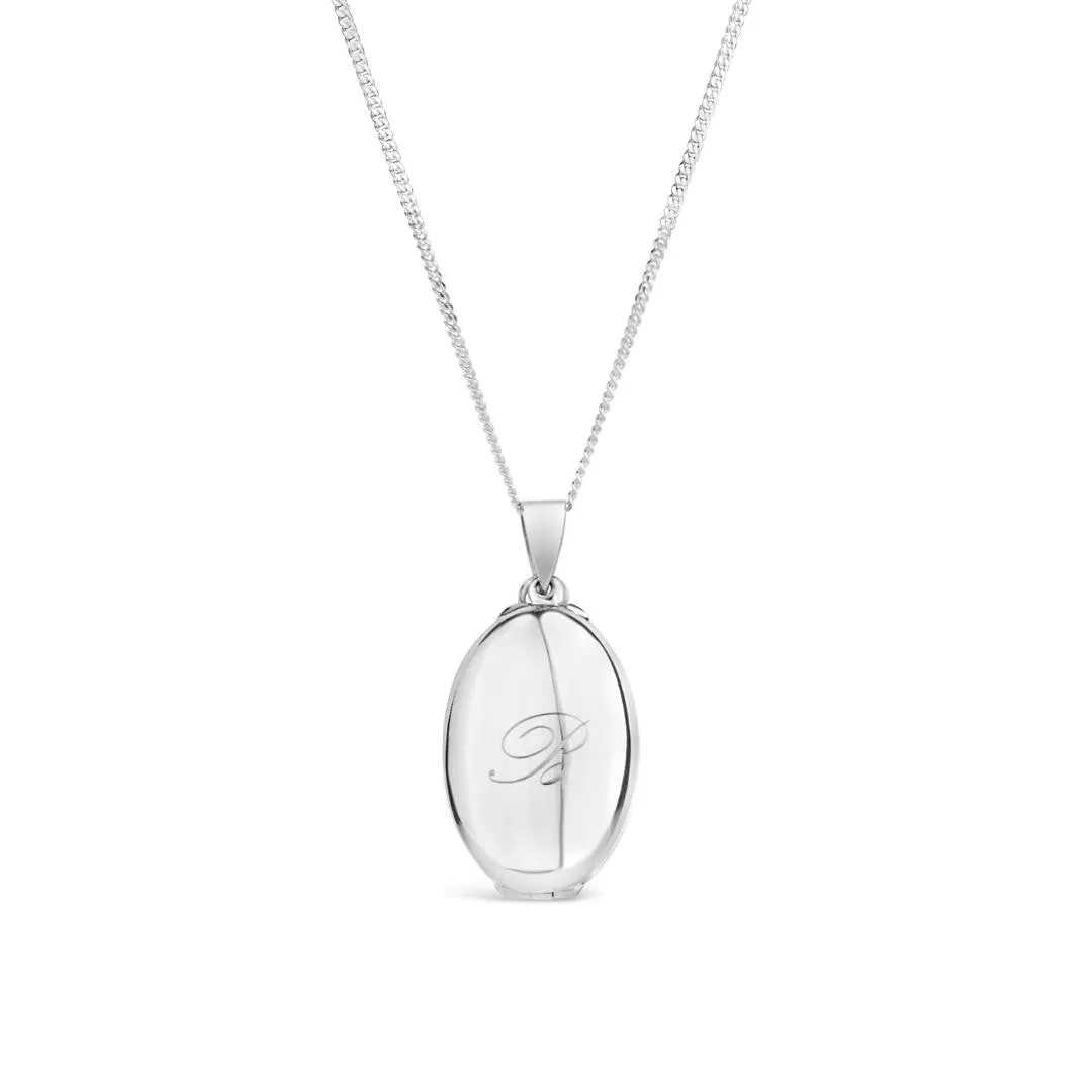 Four Photo Oval Butterfly Locket Silver & Gold   Photos