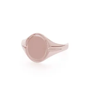 Frame Signet Ring in Rose Gold