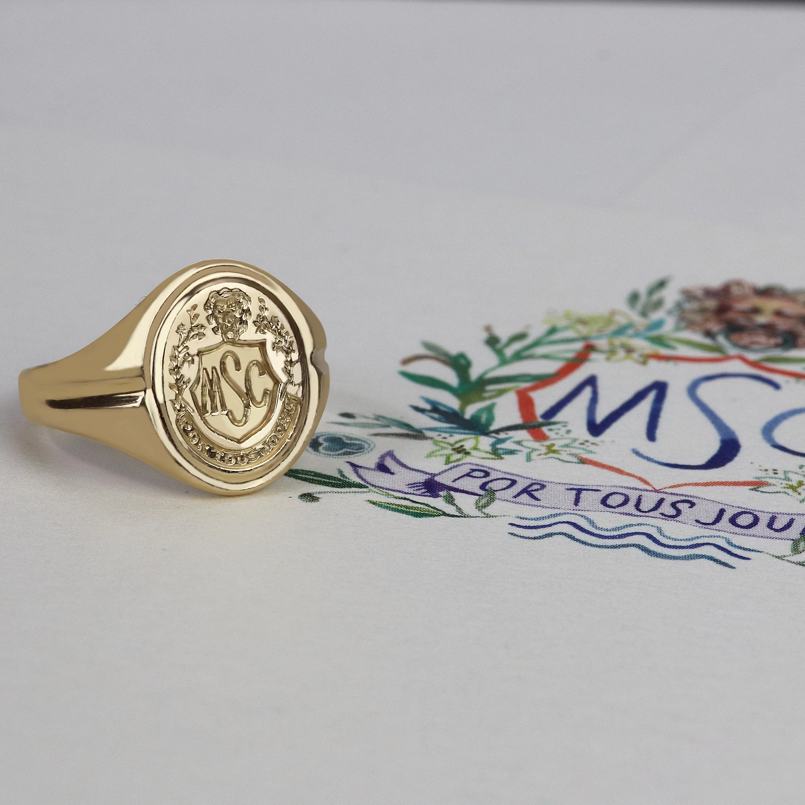 Frame Signet Ring
