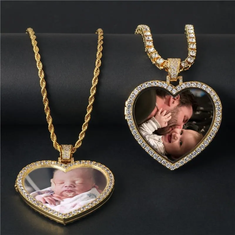 Heart Necklace with Picture- Christmas Gifts For Mom