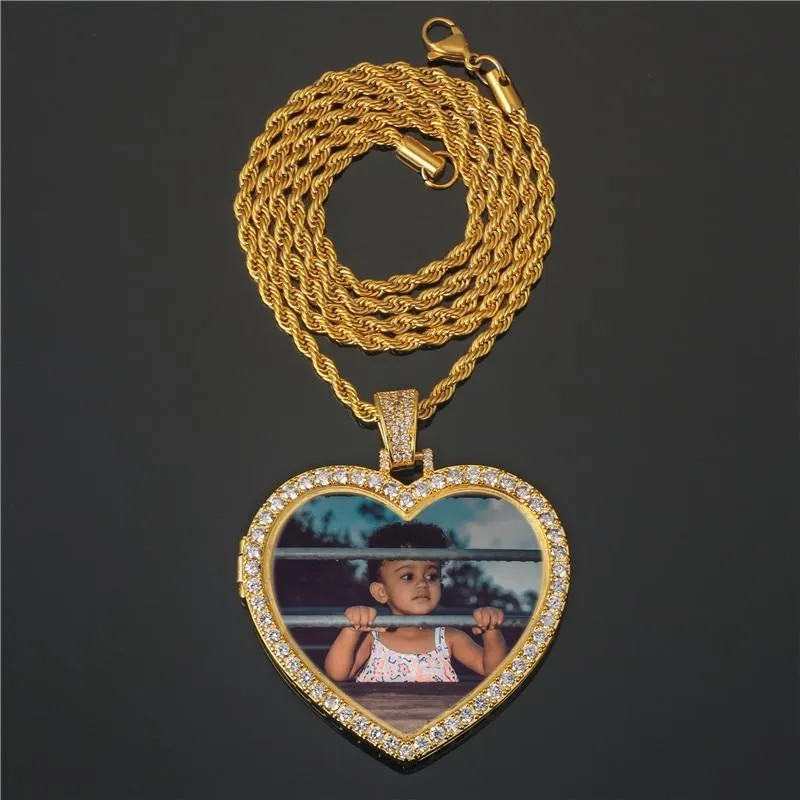 Heart Necklace with Picture- Christmas Gifts For Mom