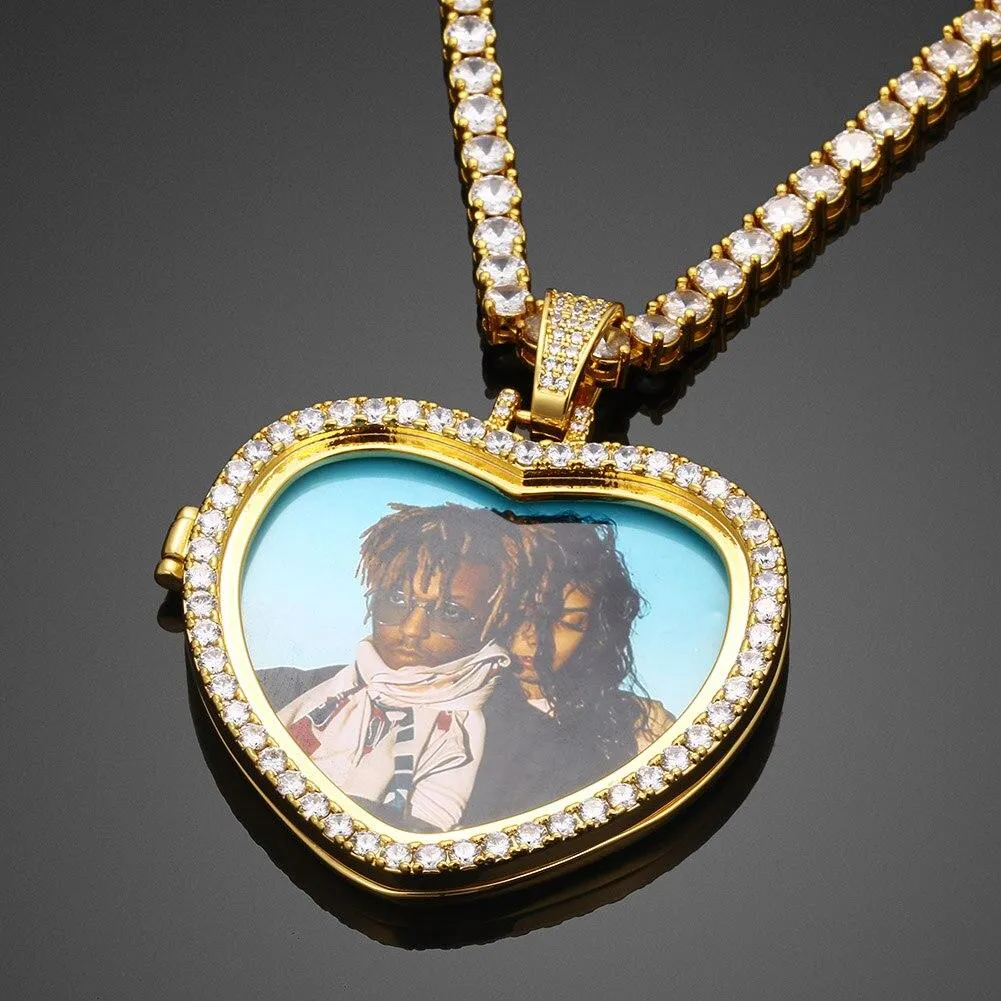 Heart Necklace with Picture- Christmas Gifts For Mom