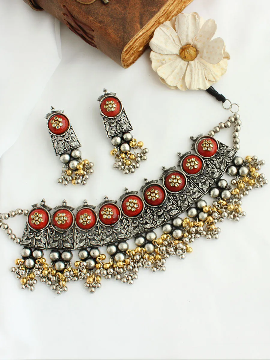 Hiral Bib Necklace Set