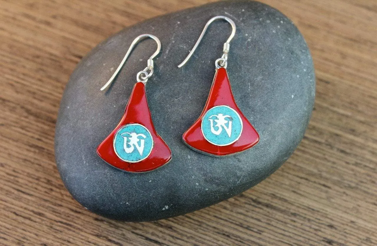 Kama Om Earrings
